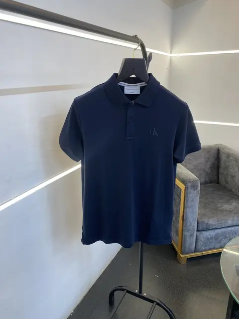 Calvin kline imported polo tshirt navy blue