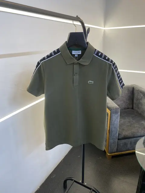 Lacoste imported polo tshirt olive sale