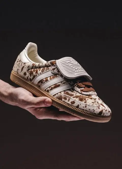 Adidas SambaCow Print Brown White