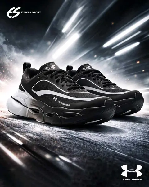 UA Halo Racer Black Distant Gray