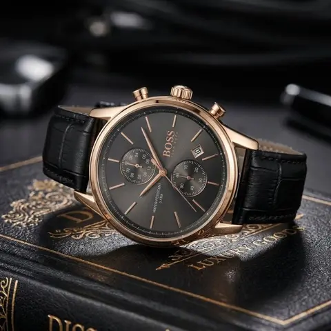 Hugo Boss Jet Chronograph Black-Copper