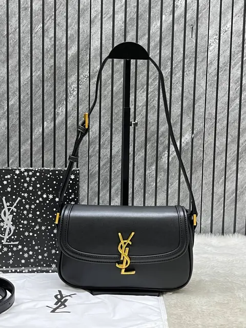 Ysl Solferino Small Shoulder Bag With Original Box & Long SlingBelt