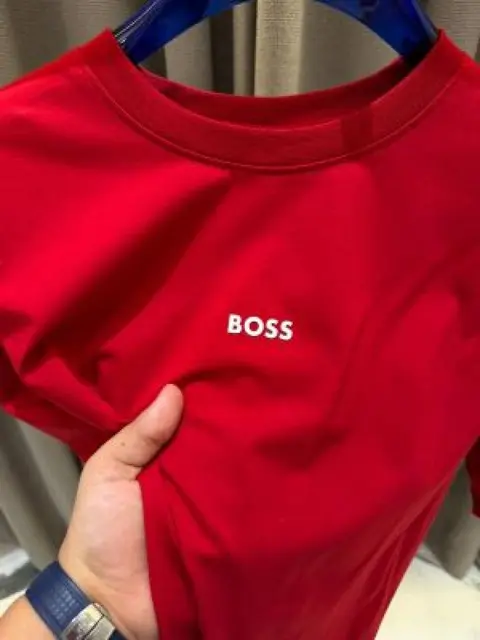 Boss impoted Oversized T-shirt Red