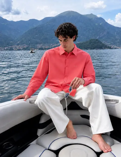 Armani Exchange IMPORTED STORE ARTICLE SHIRT LEELAN FABRIC