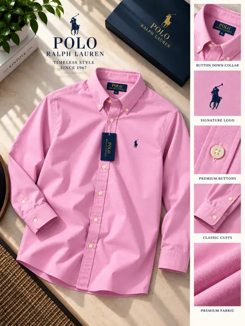 Ralph Lauren Premium Cotton Lycra Shirts 2660