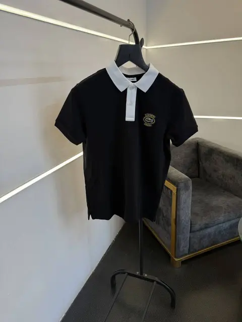 Lacoste Imported polo tshirt black sale