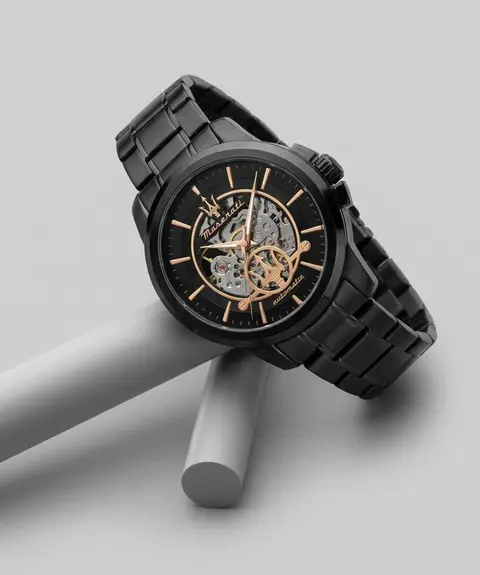 Maserati Successo Skeleton automatic full Black