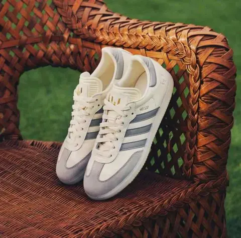 Adidas Samba x Messi cream white