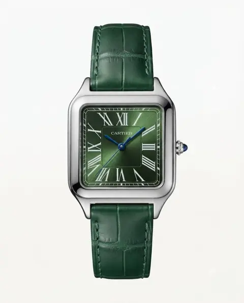 Cartier Santos Dumont Square Full Green