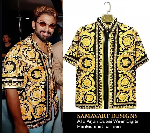 Versace IMPORTED STORE ARTICLE PREMIUM PRINTED SHIRT