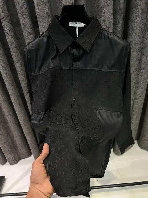 Gucci IMPORTED STORE ARTICLE DENIM SHIRT