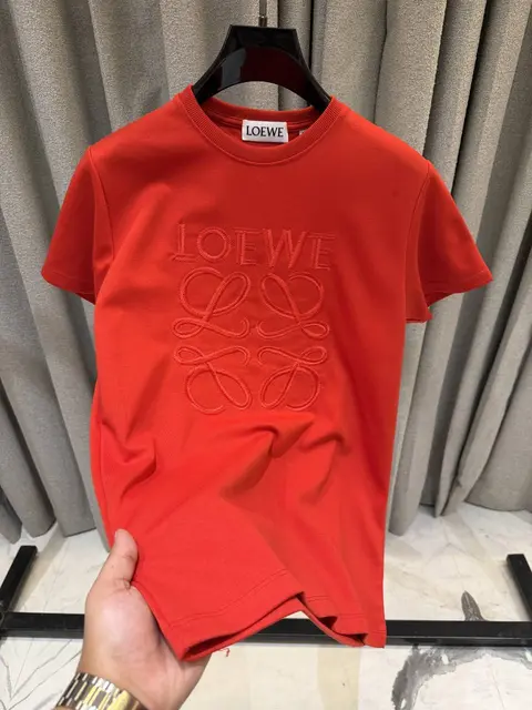 Loewe Premium Red Round Neck Tshirt