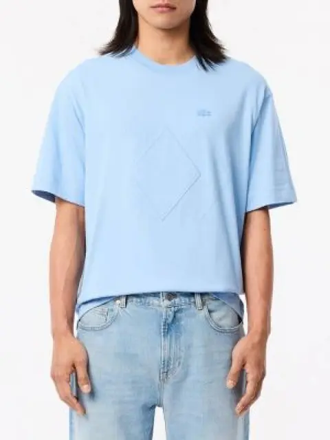 No return Lacost imported tshirt Sky blue