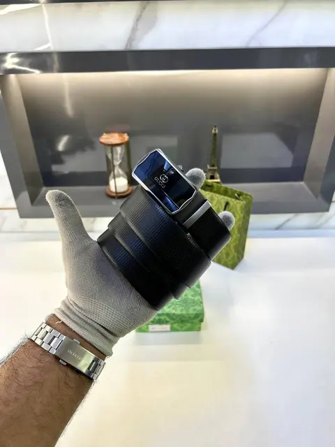 Gucci Black Auto Lock Belt Fa 472