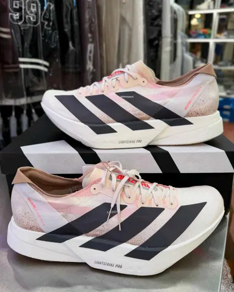 Adidas Adizero Adios Pro 4 Chalk White Grey Strata 911