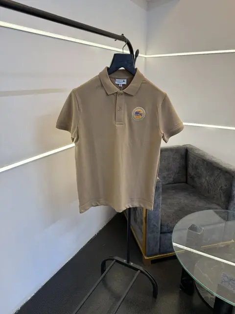 Lacoste imported polo tshirt beige