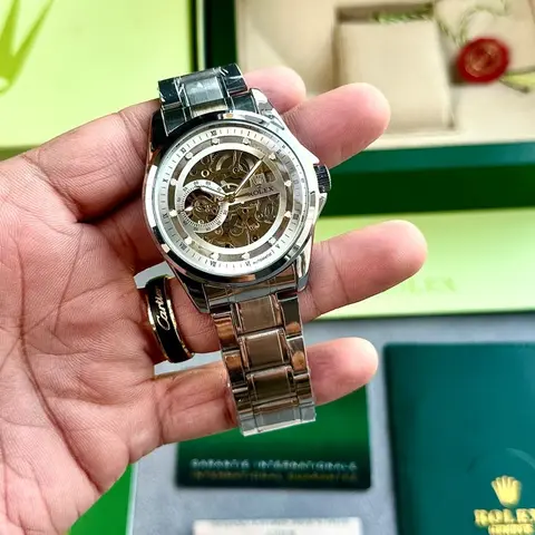 Rolex Automatic Silver White