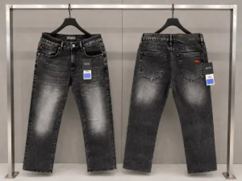 Zegna Premium Denim Charcoal Grey