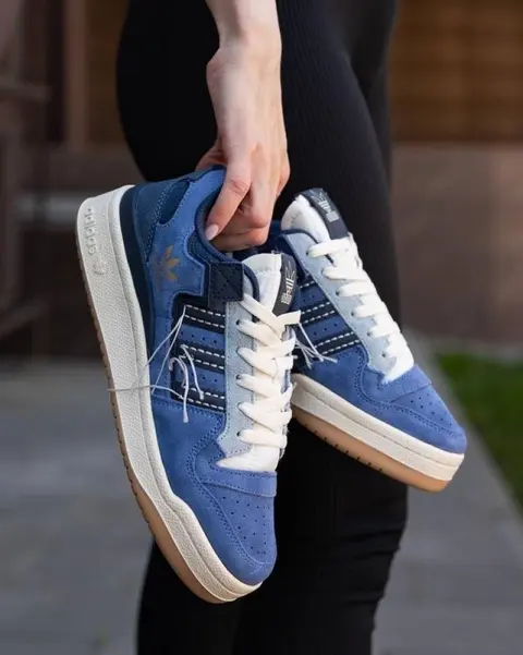 AddiiddasS forum 84 low blue-denim gum 609
