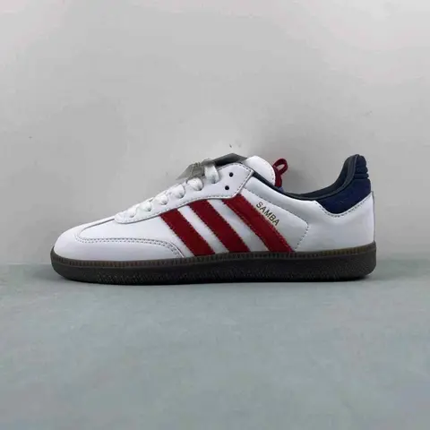 Adidas Samba OG Core White Victory Red 257