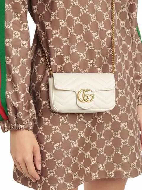 Gucci Marmont Mini White With OriginalBox Premium