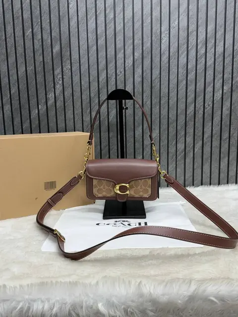 Coach CB Tabby 20 Light-Tan-Mono Crossbody Bag With OriginalBox DustCover Highend