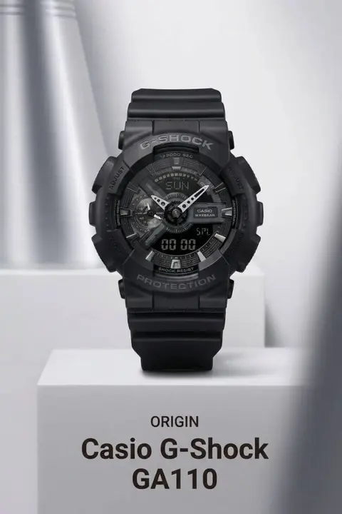 Casio G-Shock Ga110 Silver