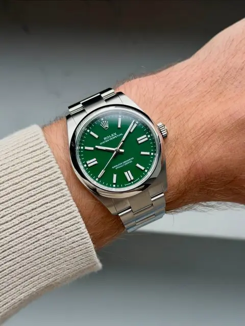 Rolex Oyster Perpetual Milgauass Silver-Green