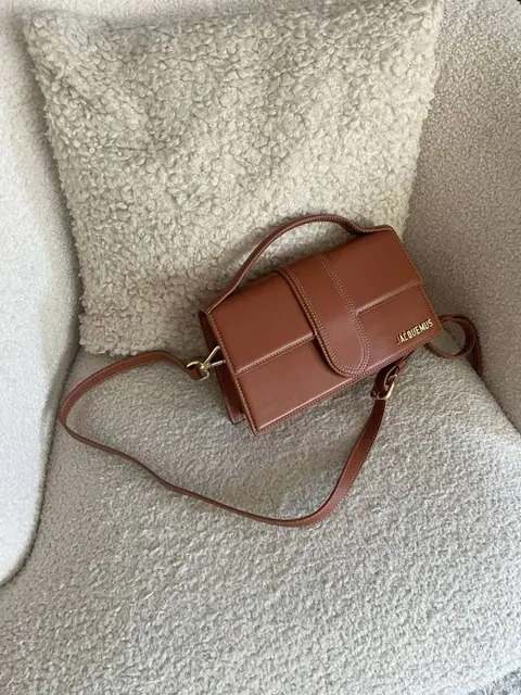 Jacquemus Le Bambino Grand Large Shoulder Bag With Original Box & Dust Cover