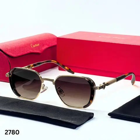 Cartier 2780 gold tiger brown