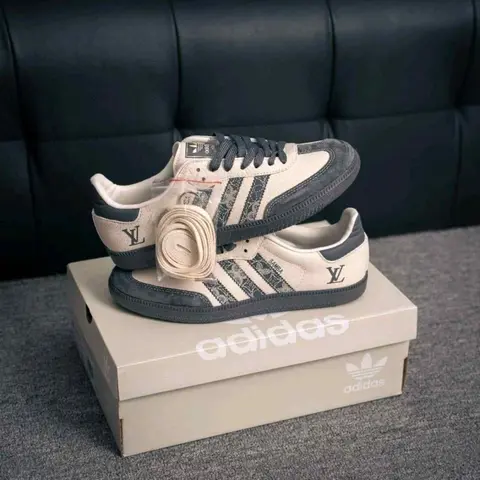Adidas Samba X Louiis Vuitton Dark Grey