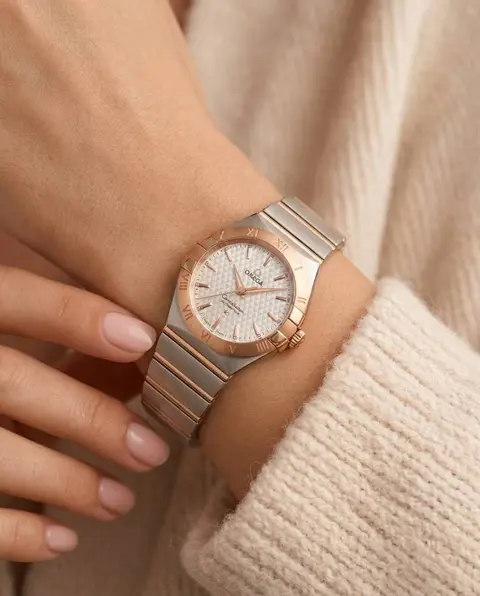 Omega Constellation Sedna 2Ton Copper Grey Womens