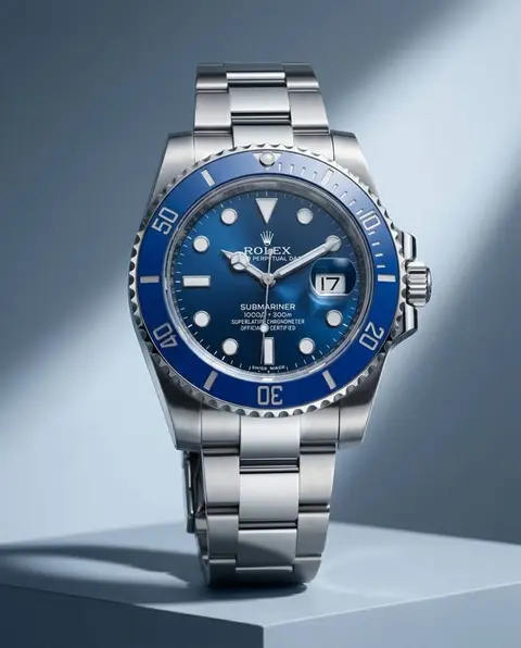 Rolex Oyster Perpetual Submarine Silver-Blue