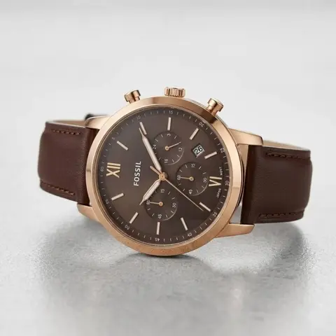 Fossil Neutro Chronograph Brown Copper Brown