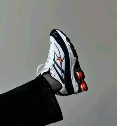 supreme X nikkee R4 shox Navy red