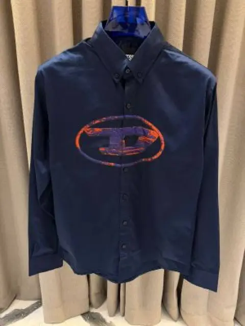 Diesel imported Full Sleeves Shirt Navy Blue