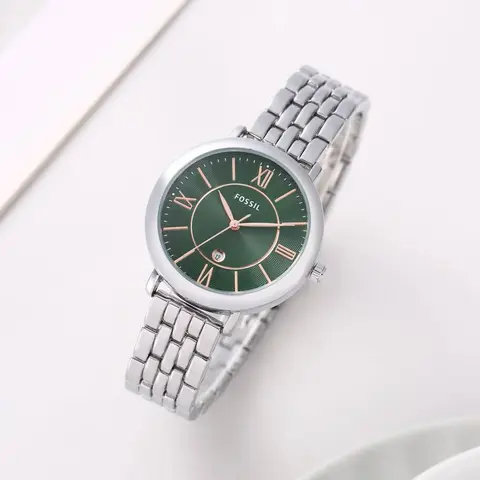 Fossil Jacqueline Silver-Green