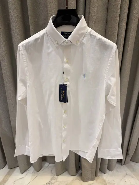Ralph Lauren Linen White Shirt