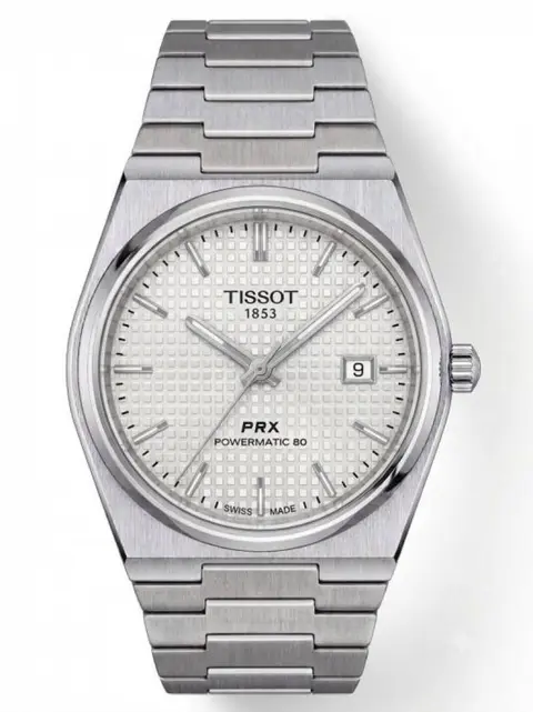 Tissot 1853 PRX Silver White Dial