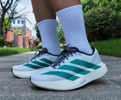 Adidas Adizero Adios Pro 4 White Pulse Teal Carbon