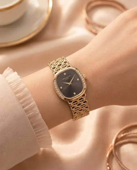 Patek philipppe Ellipse Gold Black
