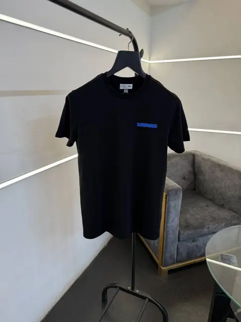 Lacoste Round neck imported tshirt black sale