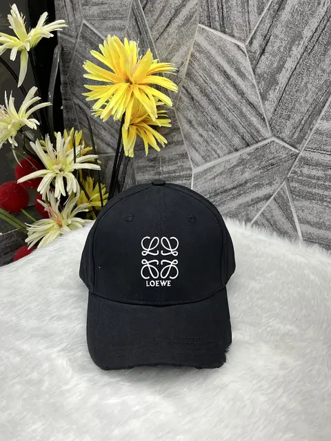 Loewe Black Front Logo Premium Unisex Cap (With Safety Box)