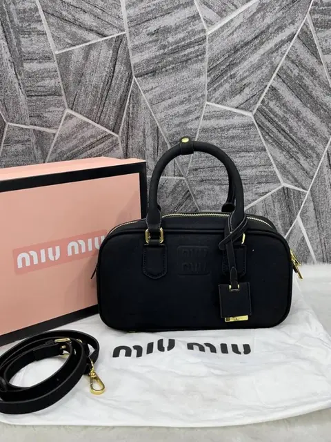 Miu Miu Suede Arcadie Black With original Box