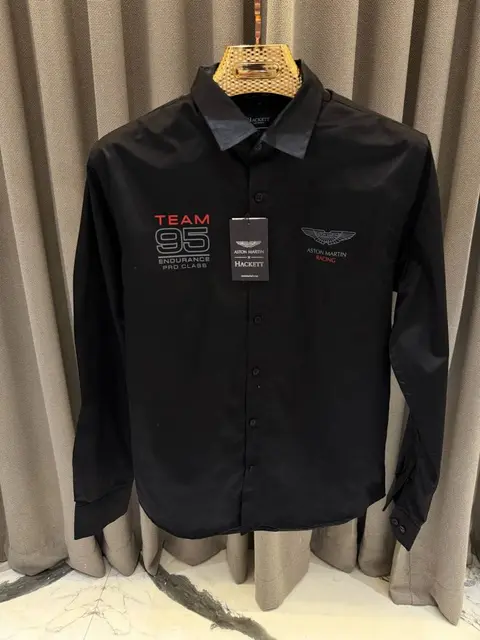 Hackett Aston Martin Shirt Black