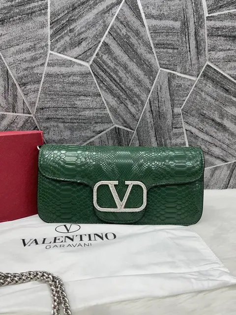 Valentino V Loco Croccskin Premium Green