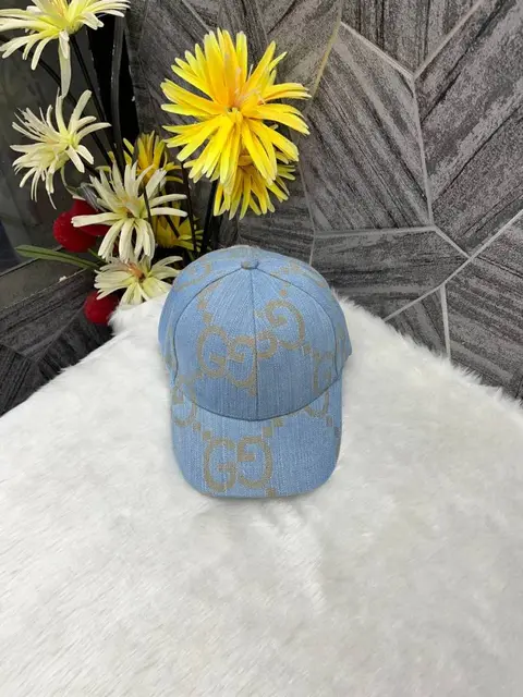 Gucci GG Sea Blue Dusty Premium Unisex Cap With Safety Box