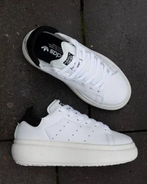 Adidas stan smith pf white black