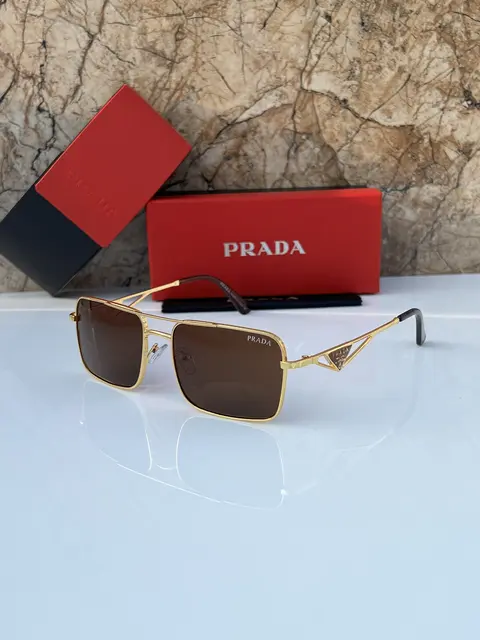 Prada 489 gold brown