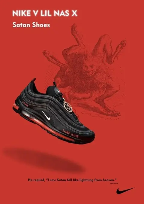 Nike Airmax 97 Mschf lil Nas x Satan